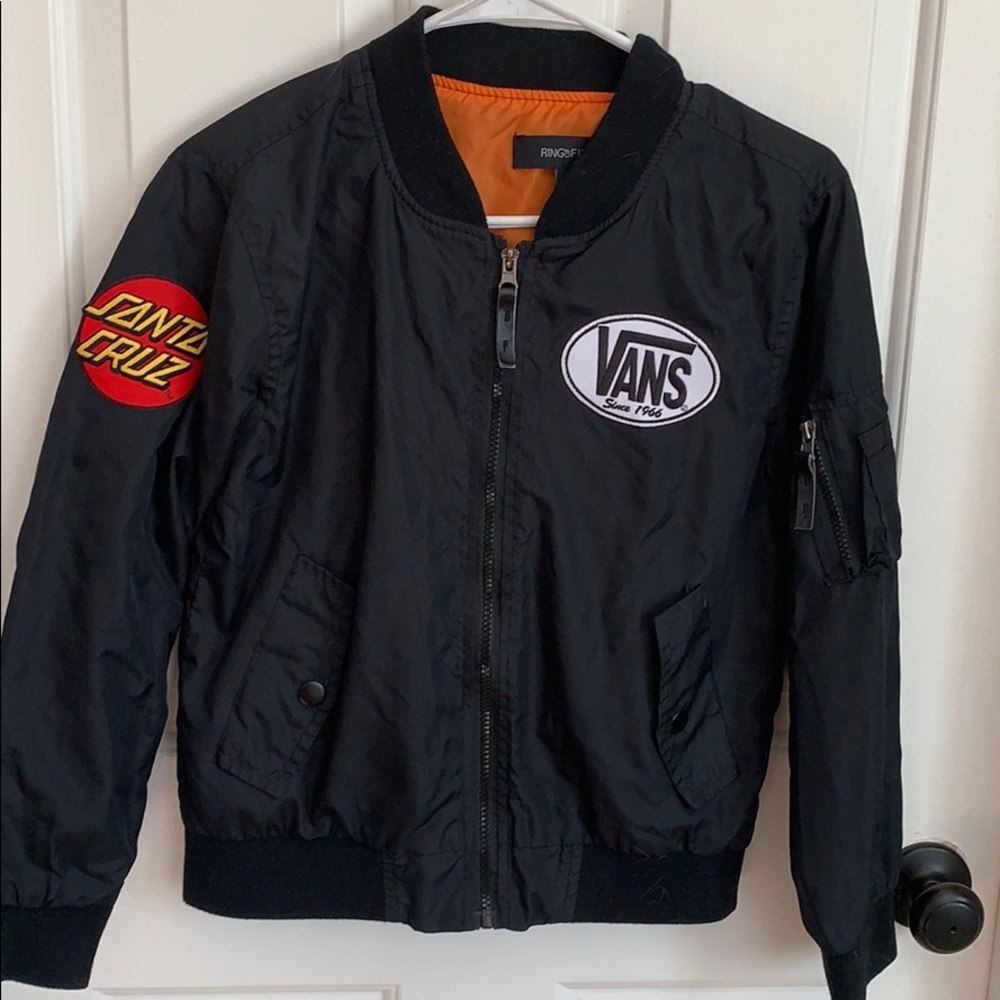 Boys thin bomber style jacket